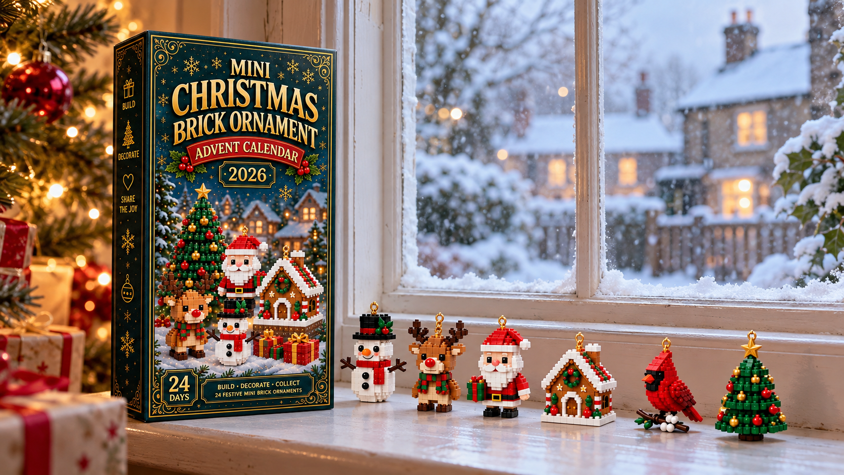The calendar on the windowsill